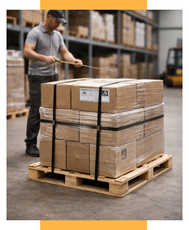 Упаковка и паллетирование грузов от 3575 р. | СетСервис-Рсз