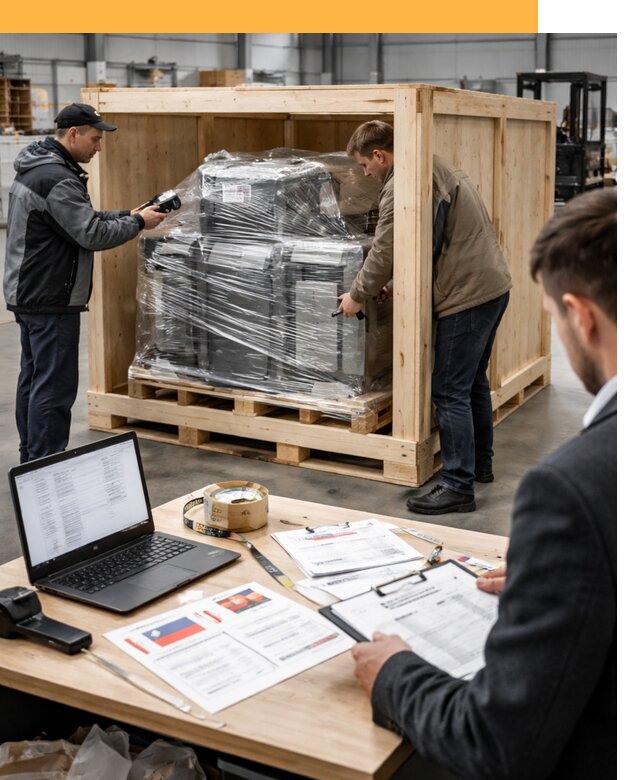 Доставка промышленного оборудования из США от 66398 руб