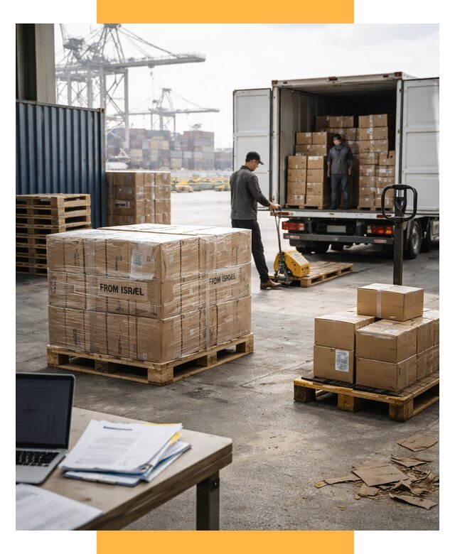 Доставка грузов из Израиля от 15323 р., логистика от СетСервис-Рсз