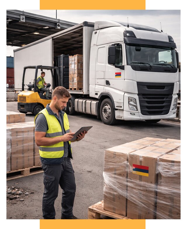 Автоперевозки из Армении от 97043 р. — услуги СетСервис-Рсз