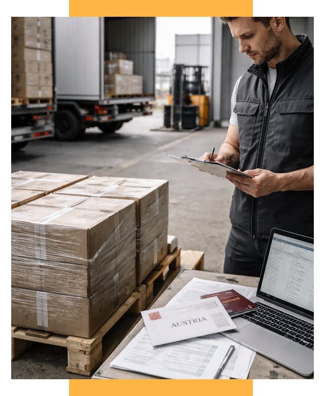Доставка в Австрию от 66398 р. Логистика и экспорт СетСервис-Рсз