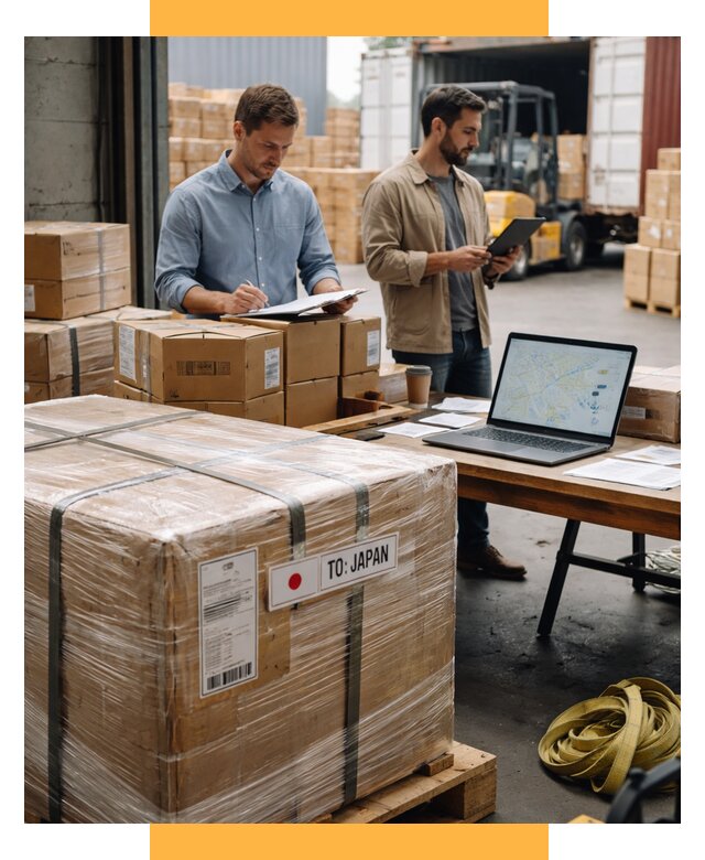 Доставка грузов в Японию от 25538 р., логистика СетСервис-Рсз