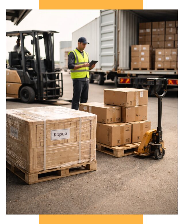 Доставка грузов в Корею из России от 35753 р. | СетСервис-Рсз