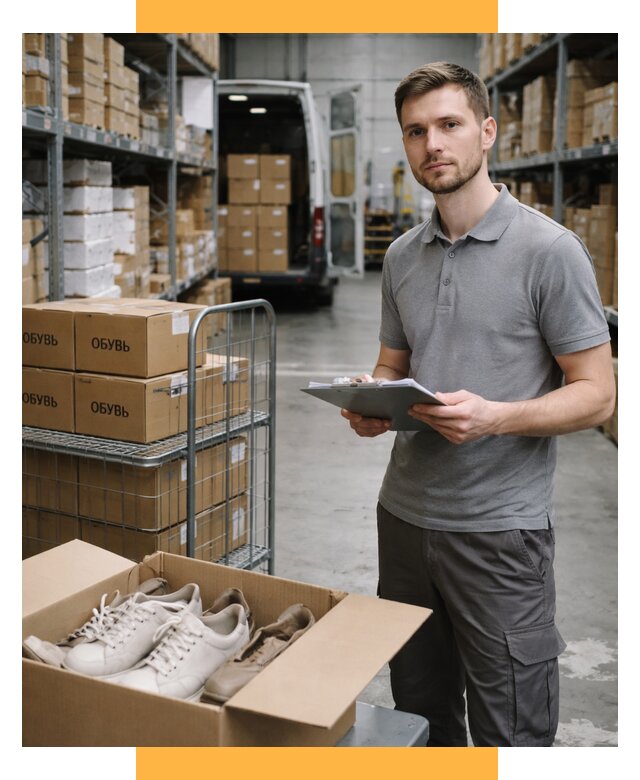 Доставка обуви из Китая и Турции от 4597 р. СетСервис-Рсз