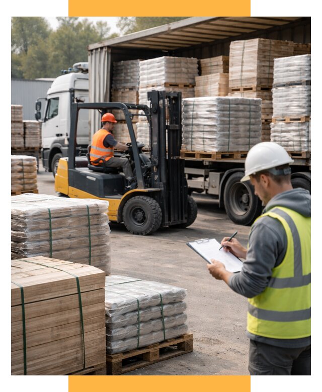 Перевозка строительных материалов от 5618 р. | СетСервис-Рсз