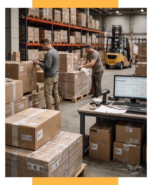 Склад консолидации в Европе от 6640 р., услуги СетСервис-Рсз